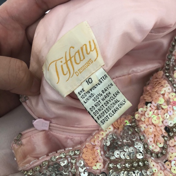 Pink Tiffany designs prom dress - Picture 8 of 8